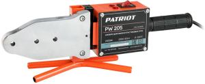 Сварочный аппарат для пластиковых труб Patriot PW 205 2кВт Тмакс.:300 парн.насад. (кейс в компл.) (170302010)