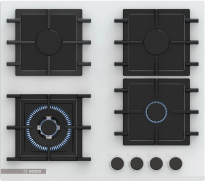 Газовая варочная поверхность Bosch PNK6B2P40R белый