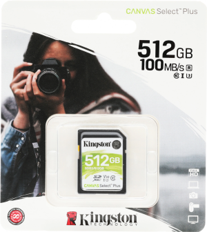 Флеш карта SDXC 512GB Kingston SDS2/512GB Canvas Select Plus w/o adapter