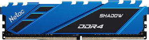 Память DDR4 8GB 3200MHz Netac NTSDD4P32SP-08B Shadow RTL Gaming PC4-25600 CL16 DIMM 288-pin 1.35В с радиатором Ret