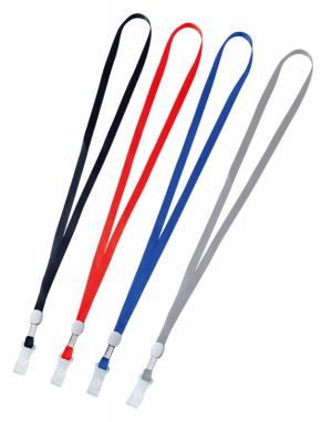 Шнур для бейджа Deli E5764 48.5х1см нейлон ассорти (упак.:20шт) пластиковый пакет