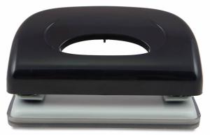 Дырокол Kw-Trio Dolphin 091X9BLACK макс.:10лист. пластик черный отв.:2 с линейкой