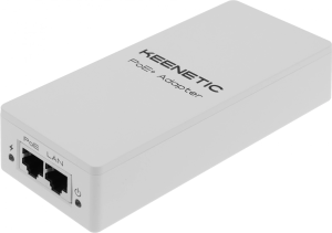 Инжектор PoE+ Keenetic KN-4510 10/100/1000BASE-T 30Вт 100-240В(АС)