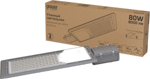 Светильник уличный Gauss Avenue 80Вт ламп.:1шт черный (629534280)