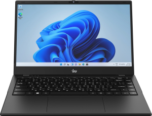 Ноутбук IRU Planio 14ING N-series N100 8Gb SSD256Gb Intel UHD Graphics 14" IPS FHD (1920x1080) Windows 11 Pro Multi Language 64 black WiFi BT Cam 6000mAh (2059098)