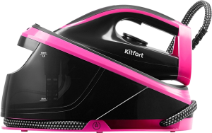 Парогенератор Kitfort КТ-9318 2400Вт черный/розовый