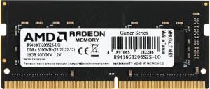 Память DDR4 16GB 3200MHz AMD R9416G3206S2S-UO R9 OEM PC4-25600 CL22 SO-DIMM 260-pin 1.2В OEM