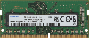 Память DDR4 16Gb 3200MHz Samsung M471A2G43AB2-CWE OEM PC4-25600 CL22 SO-DIMM 260-pin 1.2В original dual rank OEM