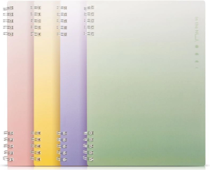 Тетрадь Deli NUSIGN NS372 A5 пластик 60л ассорти