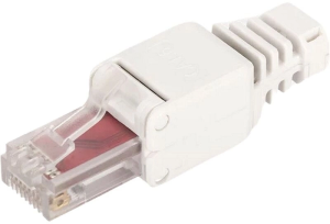 Коннектор Lanmaster LAN-TMP-S6A полев.RJ45 кат.6A STP бел.