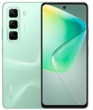 Смартфон Infinix X6882 Hot 50 256Gb 6Gb зеленый моноблок 3G 4G 2Sim 6.78" 1080x2460 Android 14 50Mpix 802.11 a/b/g/n/ac NFC GPS GSM900/1800 GSM1900 Protect FM A-GPS microSD max2048Gb