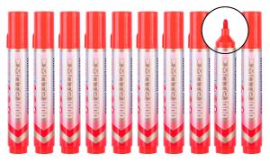 Маркер для досок Deli EU008-RE Mate круглый пиш. наконечник красный (1шт.)