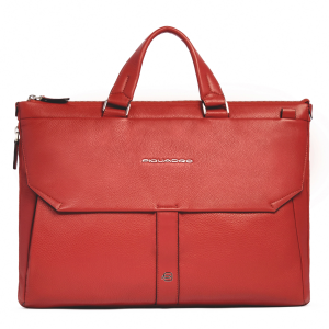 Деловая сумка женская Piquadro Than CA4021S135/AR с отделением для ноутбука терракотовый натур.кожа