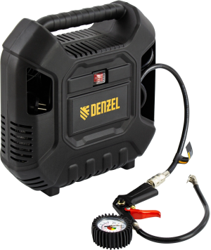 Компрессор поршневой Denzel DL1100 безмасляный 1100Вт черный