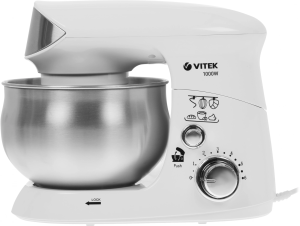 Кухонная машина Vitek VT-1444 планетар.вращ. 1000Вт белый