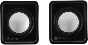 Колонки Оклик OK-331 2.0 черный 6Вт
