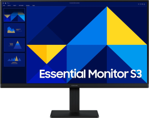 Монитор Samsung 24" Essential S3 S24D300GAIXCI черный IPS LED 16:9 HDMI матовая 250cd 178гр/178гр 1920x1080 100Hz VGA FHD USB 2.4кг