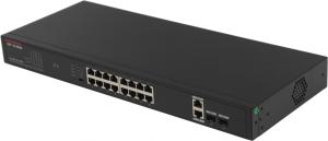 Коммутатор IP-Com G1120P-16-250W (L2) 18x1Гбит/с 2SFP 16PoE 230W неуправляемый