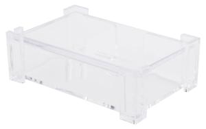 Подставка Deli E7621 для визиток 103х68х34мм прозрачный