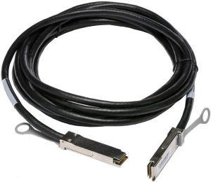 Кабель DAC Future Technologies FT-QSFP28-CabP-AWG30-1 100Гбит/с Cu пассив. 1м черный QSFP28-QSFP28