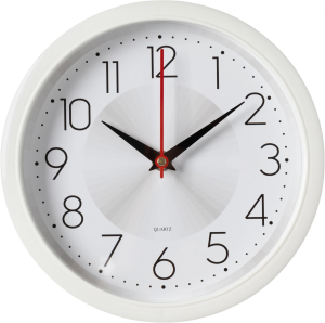 Часы настенные аналоговые Бюрократ WallC-R69P D22см белый (WALLC-R69P22/WHITE)