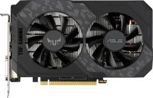 Видеокарта Asus PCI-E 3.0 TUF-GTX1650-O4GD6-GAMING NVIDIA GeForce GTX 1650 4Gb 128bit GDDR6 1410/12000 DVIx1 HDMIx1 DPx1 HDCP Ret