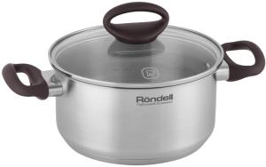 Кастрюля Rondell Tierno RDS-1592 2.8л. d=20см (с крышкой) стальной
