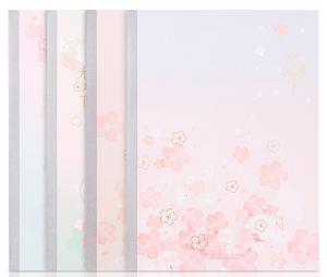 Тетрадь Deli SAKURA WA540 A5 40л линейка ассорти