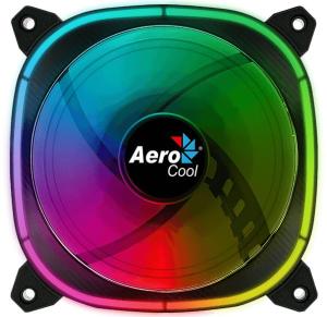 Вентилятор для корпуса Aerocool Astro 12 ARGB 120х120x25 черный 6-pin 17.5дБ (ASTRO 12 ARGB) Ret