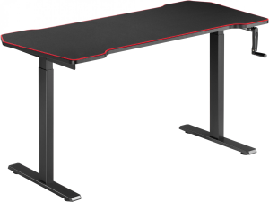 Стол для компьютера Cactus CS-MDL-BK механический столешница МДФ черный (CS-MDL-BK)