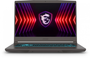 Ноутбук MSI Thin 15 B12VE-2075XRU Core i5 12450H 16Gb SSD1Tb NVIDIA GeForce RTX4050 6Gb 15.6" IPS FHD (1920x1080) без ОС grey space WiFi BT Cam (9S7-16R831-2075)