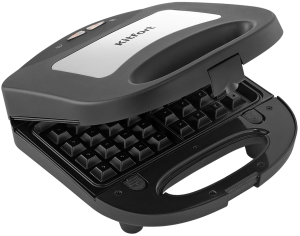 Вафельница Kitfort КТ-1660 700Вт черный/серебристый