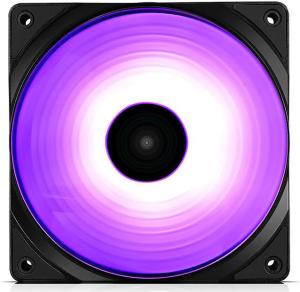 Вентилятор для корпуса Deepcool CF 120 ARGB 120х120x25 черный 4-pin 27дБ (DP-FA-RGB-CF120-1) Ret