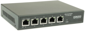 Коммутатор Osnovo SW-5D-1(60W) 5PoE 60W неуправляемый