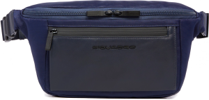 Сумка на пояс Piquadro Orion CA2174S136/BLU синий ткань/натур.кожа
