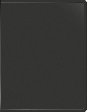 Папка с 100 прозр.вклад. Silwerhof Eco A4 пластик 0.7мм черный