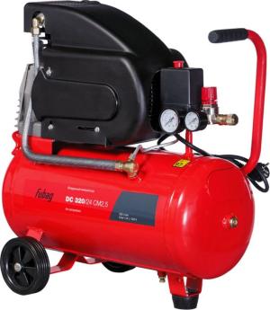 Компрессор поршневой Fubag DC 320/24 CM2.5 масляный 320л/мин 24л 1800Вт красный/черный