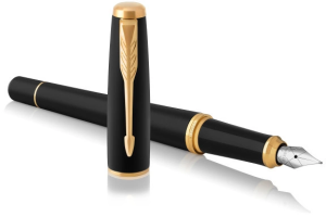 Набор ручек Parker Urban Core FK200 (2093381) Muted Black GT сталь нержавеющая подар.кор. ручка перьевая, ручка шариковая