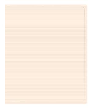 Папка на 2-х кольцах Бюрократ DeLuxe DL0740/2MILK A4 пластик 0.7мм кор.32мм молочный