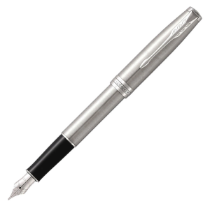 Ручка перьев. Parker Sonnet Core F526 (1931509) Stainless Steel CT F сталь нержавеющая