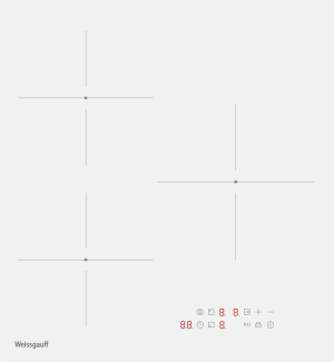 Индукционная варочная поверхность Weissgauff HI 430 WM белый