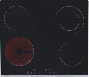Варочная поверхность Krona Luna черный/нержавеющая сталь