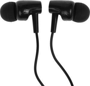 Гарнитура внутриканальные Hoco M112 1.2м черный проводные в ушной раковине