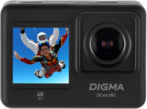 Экшн-камера Digma DiCam 880 черный