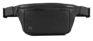 Сумка на пояс Piquadro Black Square CA2174B3/N черный натур.кожа