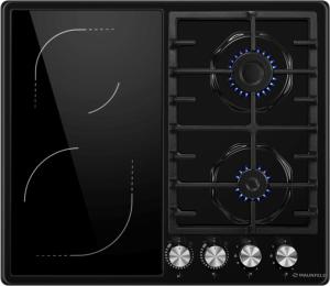 Газовая варочная поверхность Maunfeld EEHE.642VC.3CB/KG черный