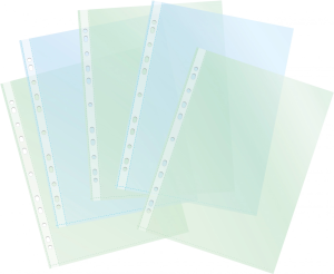 Папка-вкладыш Silwerhof Daily ассорти глянцевые A4+ 30мкм (упак.:50шт)