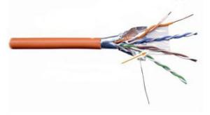 Кабель информационный Lanmaster LAN-5EUTP-LSZH-OR кат.5E UTP 4 пары 24AWG LSZH внутренний 305м оранжевый