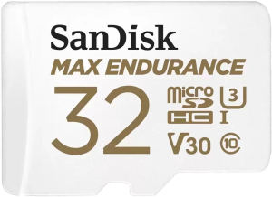 Флеш карта microSDXC 32GB Sandisk SDSQQVR-032G-GN6IA Max Endurance + adapter