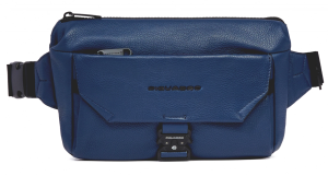 Сумка на пояс мужская Piquadro Than CA6617S135/BLU синий натур.кожа